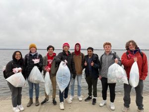 Lakeshore path cleanup day